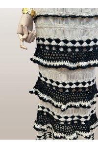 CONJUNTO MÁCARA CROCHET